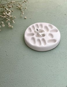 انگشتر طرح هارمونی نقره ای کد R110