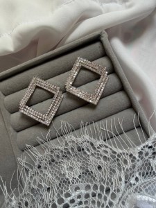 گوشواره جواهری کد E146