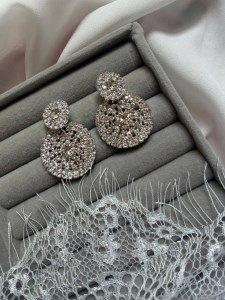 گوشواره جواهری کد E150