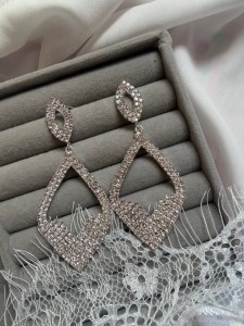 گوشواره جواهری کد E151