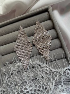 گوشواره جواهری کد E156