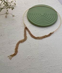 طوق زنجیری طلایی کد N115