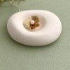 گوشواره توری گل طلایی کد E128